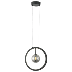 Omaha Lampa wisząca czarna LED+G9 12W 4000K 960lm 339501-30 REALITY